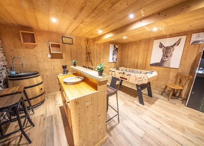 Les Marmottes, 10 à 20p Avec Bb-foot, Billard, Bar Chalet *