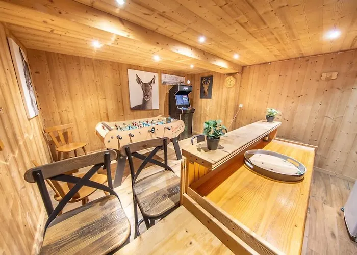 Les Marmottes, 10 A 20p Avec Bb-foot, Billard, Bar 샬레 *